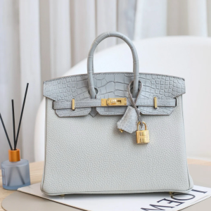 Hermes Birkin 25 Touch Bag Gris Perle
