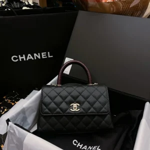 Chanel Small Coco Top Handle Flap Bag
