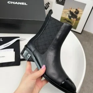 Chanel Classic Two-Tone Boots