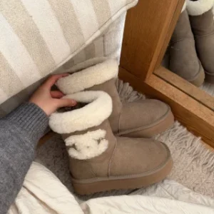 Ugg & Chanel Collaboration Snow Boots