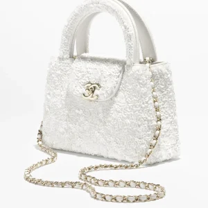 Chanel Mini Shopping Bag White