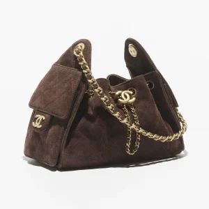 Chanel 25 Mini Handbag Dark Brown