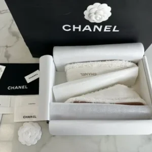 Chanel Embroidered Denim Canvas Shoes