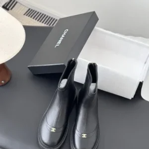 Chanel 25B New Platform Ankle Boots