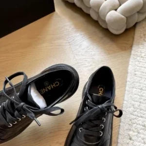 Chanel 25k New Thick-Soled White Sneakers