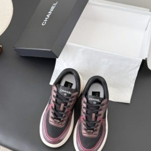 Chanel sporty casual white sneakers
