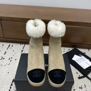 Chanel Fall/Winter Furry Shoes Snow Boots