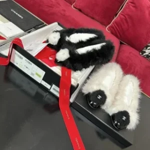 Chanel Cute Furry Shoes