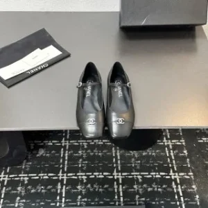 Chanel Flat Patchwork Mary Jane Shoes