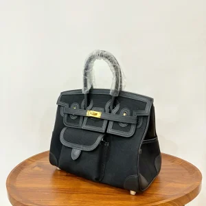 HERMES Birkin Cargo Black Gold Hardware