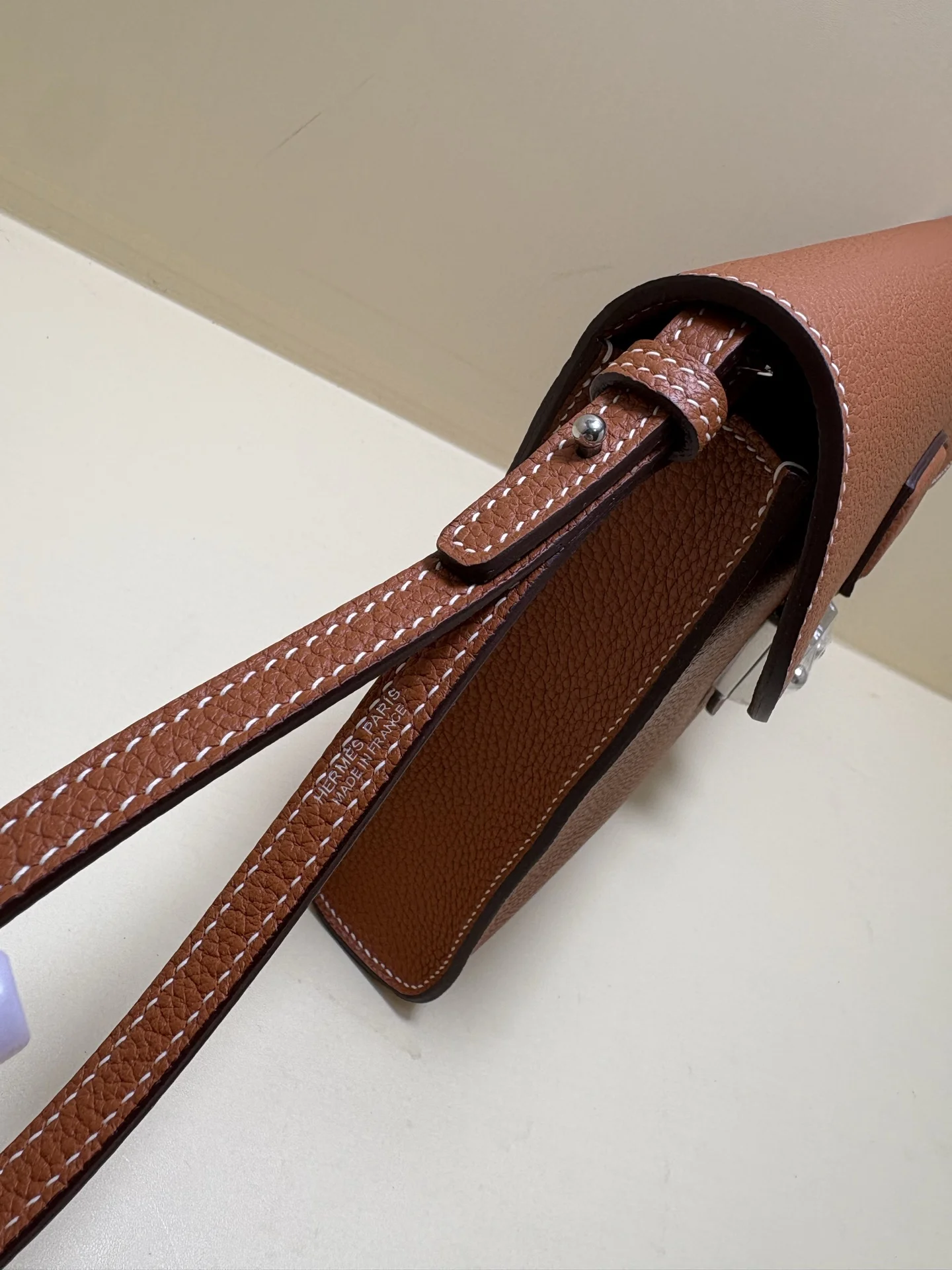 HERMES Handbag 24x17x4 Togo Leather - Image 3