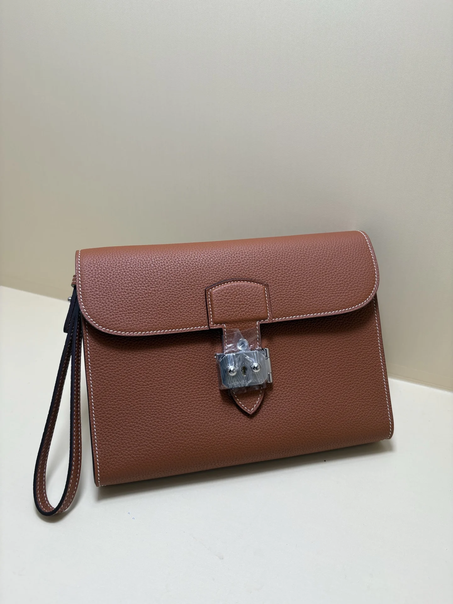 HERMES Handbag 24x17x4 Togo Leather