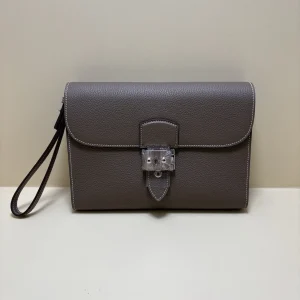 HERMES Handbag 24x17x4 Togo Leather