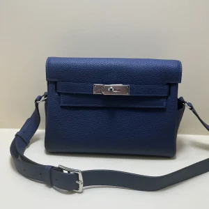 HERMES Kelly 25 Messenger Bag Togo Leather