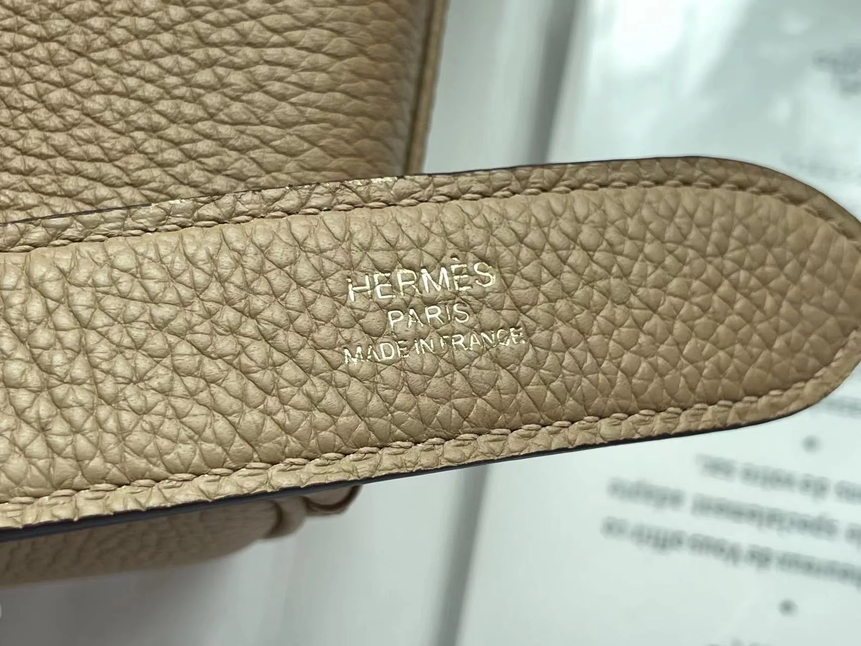 HERMES Kelly Messenger Bag Togo Leather - Image 5