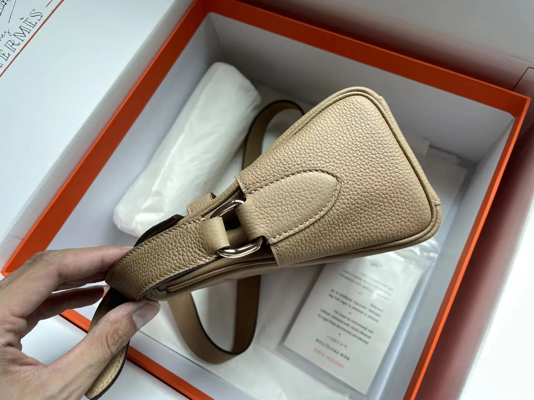 HERMES Kelly Messenger Bag Togo Leather - Image 3