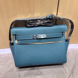 HERMES Kelly 25 Messenger Bag EVE Leather