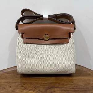 HERMES Mini Herbag Gold Gold Hardware