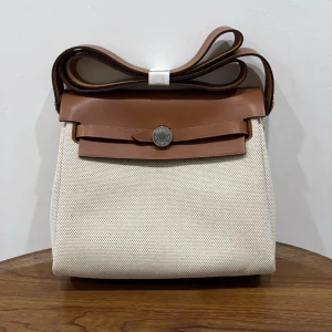 HERMES Mini Herbag Gold Silver Hardware