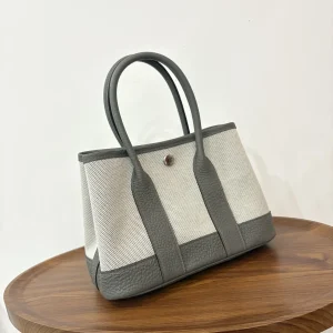 HERMES Mini Gardenparty 23x16x10 Gray