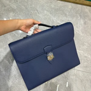 HERMES Depeches Men's Briefcase 37-29-6cm