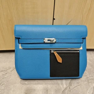 HERMES Handbag 25CM Cowhide Leather