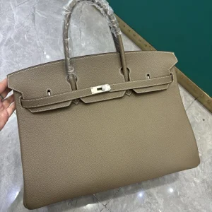 HERMES Birkin 40 Etoupe Togo Leather