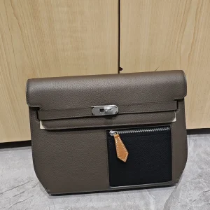 HERMES Handbag 25CM Cowhide Leather
