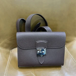 HERMES Messenger Bag 21cm Togo Leather