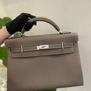 HERMES Leather Bag 42CM