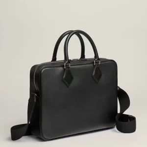 HERMES Men's Briefcase 38.28.9 Cowhide Leather