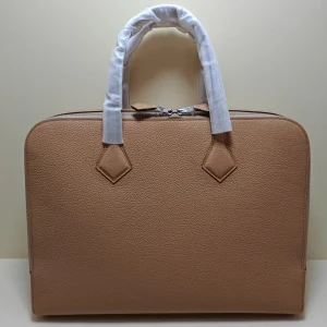 HERMES Men's Briefcase 38.29.6 Cowhide Leather