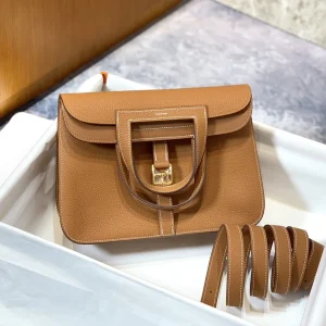 HERMES Mini Halzan 22cm 25cm Gold
