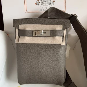 HERMES HAC A DOS Tin Gray