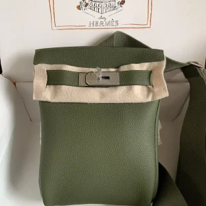 HERMES HAC A DOS Army Green