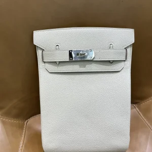 HERMES HAC A DOS Pearl Gray