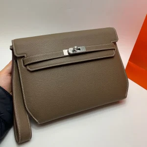 HERMES Handbag 25CM Cowhide Leather