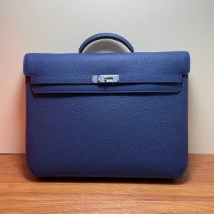 HERMES Men's Messenger Bag 36x29x5 Cowhide Leather