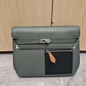 HERMES Handbag 25CM Cowhide Leather