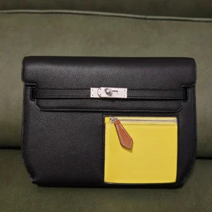 HERMES Handbag 25CM Cowhide Leather