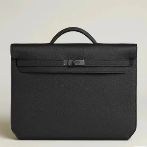 HERMES Men's Messenger Bag 36x29x5 Cowhide Leather