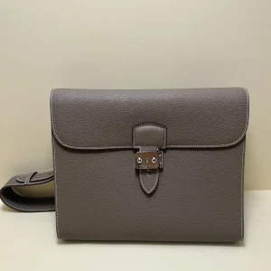 HERMES Leather Bag 28-23-5