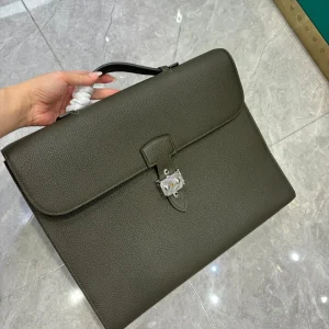 HERMES Depechec Men's Briefcase 37-29-6cm
