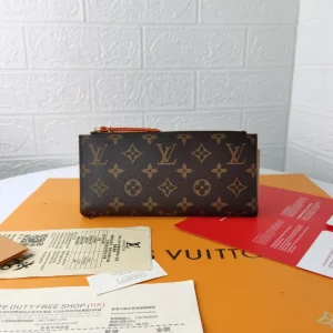 Louis Vuitton Adele Wallet Monogram M61269 Orange, 21x9x2 cm