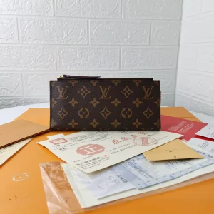 Louis Vuitton Adele Wallet Monogram M61269 Purple, 21x9x2 cm