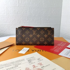 Louis Vuitton Adele Wallet Monogram M61269 Red, 21x9x2 cm