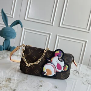 Louis Vuitton x Murakami Pochette Accessoires Monogram Panda M13440, 22.0 x 13.0 x 4.0 cm