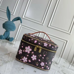 Louis Vuitton x Takashi Murakami Nice Mini Toiletry Pouch Cherry Blossom M14181, 20.0 x 13.5 x 12.0 cm