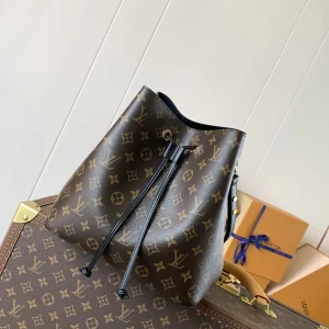Louis Vuitton NéoNoé Bucket Bag Monogram M44887 Caramel / M44020 Black / M44021 Red / M44022 Pink, 26x26x17.5CM