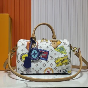 Louis Vuitton Speedy Soft 30 Monogram Dune M14587, 30.0 x 21.0 x 17.0 cm